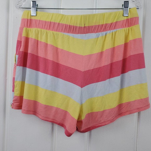 Wildfox Sorbet Striped Lightweight Drawstring Shorts Womens Size Medium - Picture 7 of 9